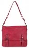 Torebka Vintage Listonoszka Bee Bag Bordowa 1502L36